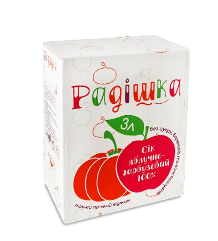 Сік РАДІШКА 3 л яблучно-гарбузовий